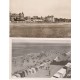 2 photo cpsm petit format 14 HOULGATE. La Plage 1955