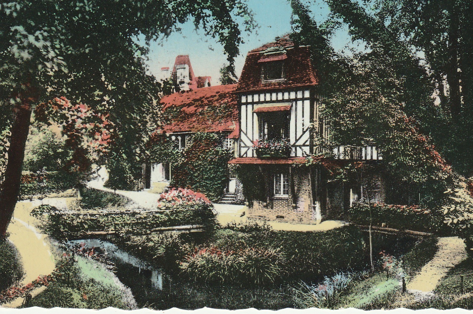 photo cpsm petit format 22 PLOUMANAC'H. Le Moulin Landry 1955