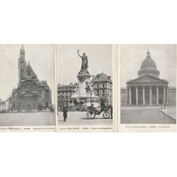 Lot 18 cpa tout PARIS Collection du Petit Journal