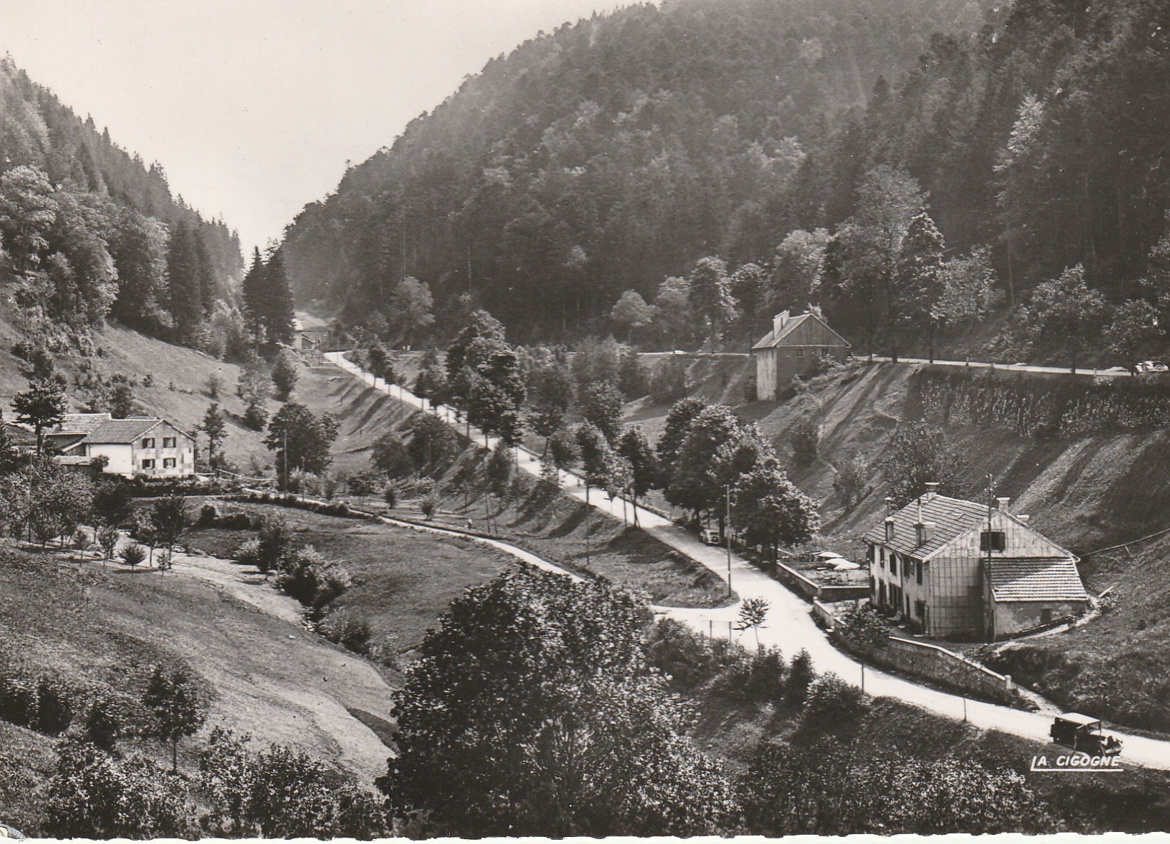 Photo cpsm grand format 88 BUSSANG environs l'Hôtel Turenne et Col 1958