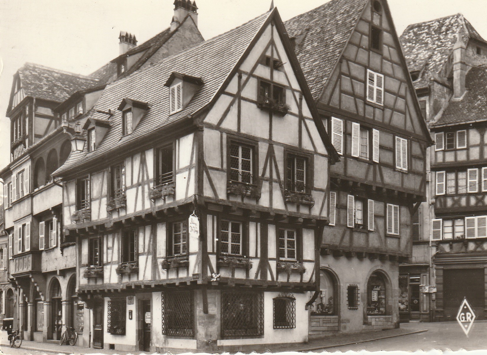 Photo cpsm grand format 68 COLMAR. Vieilles Maisons alsaciennes 1960