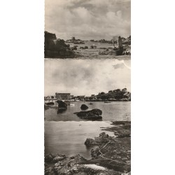 3 x Photo cpsm grand format 22 PLOUMANAC'H. Oratoire Château Costaérès, Hôtel Beau-Site et Chemin des Douaniers 1948-51