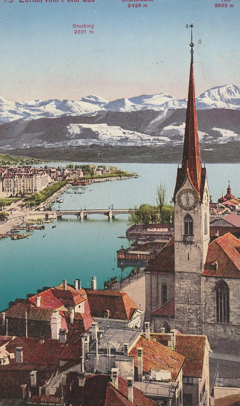 Suisse ZÜRICH. Vom Peter sus 1926