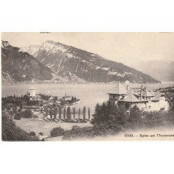 Suisse SPIEZ am THUNERSEE. Niederhorn & Wetterhorn