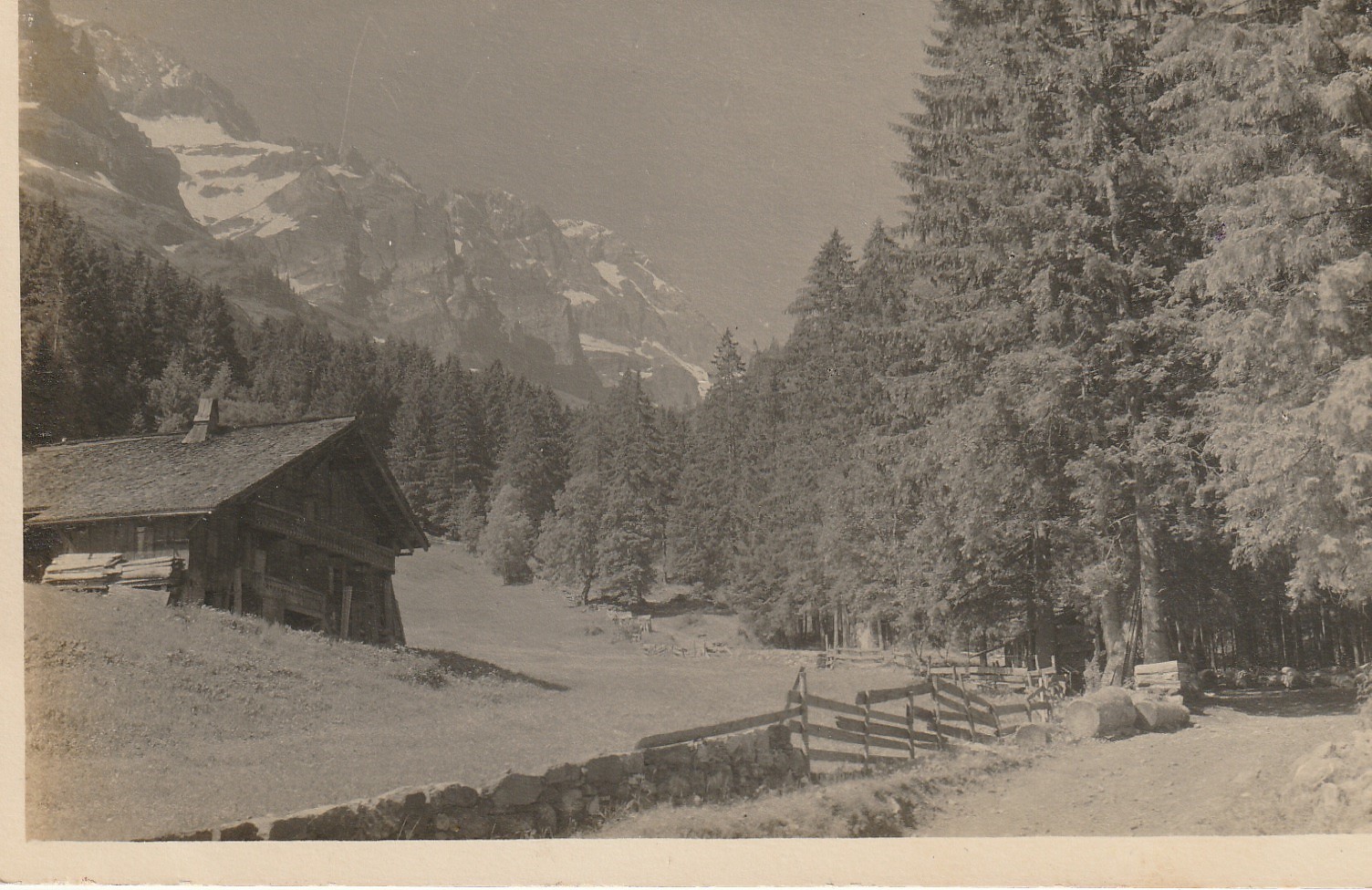 Suisse VALAIS CHAMPERY. Le Grand Paradis Chalet restaurant 1926