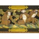 Photo cpsm grand format Japon THREE MONKEYS