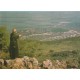 Photo cpsm grand format ISRAEL Plan of Esdrelon viewed from Mt Sacrifice-Muhraqa