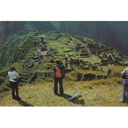 Photo cpsm grand format Perou Peru CUZCO Ciudadela Machu Picchu