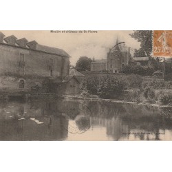 72 BEAUMONT-SUR-SARTHE. Moulin et Château de Saint-Pierre 1930