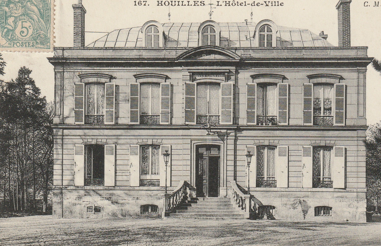 78 HOUILLES. Hôtel-de-Ville 1908