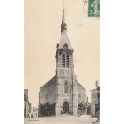 45 CHÂTILLON-SUR-LOIRE. L'Eglise avec sortie de Messe 1913
