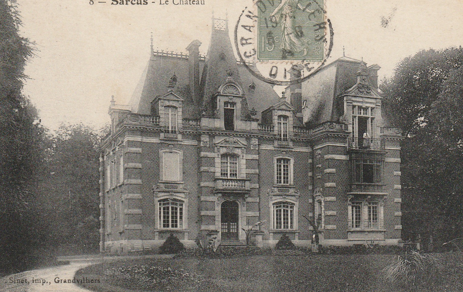 60 SARCUS. Le Château 1924