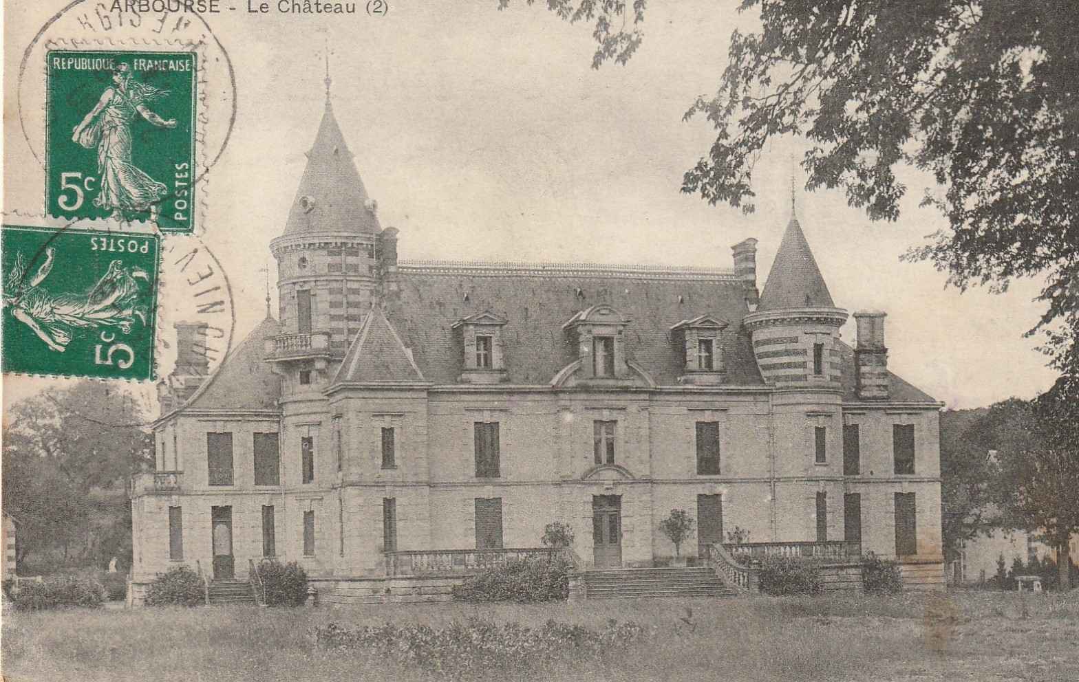 58 ARBOURSE. Le Château 1913