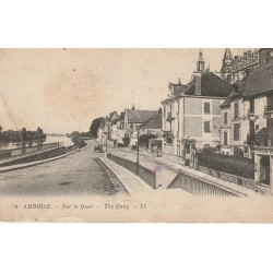 37 AMBOISE. Grand Hôtel du Lion d'Or sur le Quai 1920