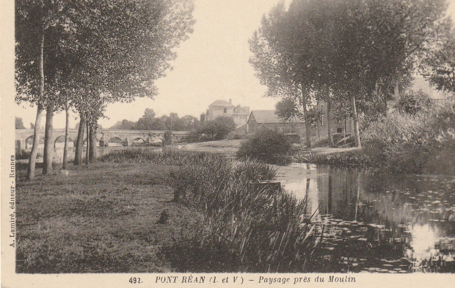 35 PONT REAN. Paysage près du Moulin