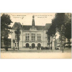 carte postale ancienne 03 MONTLUCON. Hôtel de Ville 1924. Tampon Colonies Vacances St Rémy