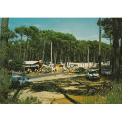 Photo cpsm grand format 40 MOLIETS-PLAGE. Les Campings avenue de la Plage 1976