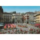 Photo cpsm grand format Suisse LUGANO. Cantone Ticino. Piazza Riforma