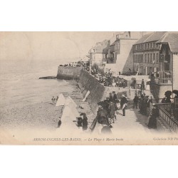14 ARROMANCHES-LES-BAINS. La Plage à Marée haute 1904