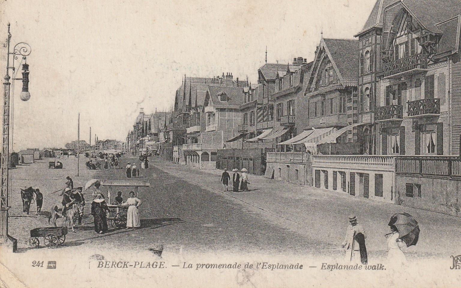 62 BERCK-PLAGE. La promenade de l'Esplanade