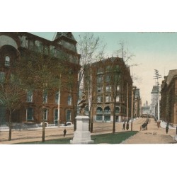 2 x cpa Canada OTTAWA. Elgin Street & Parliament Buildings Western Block 1910-11