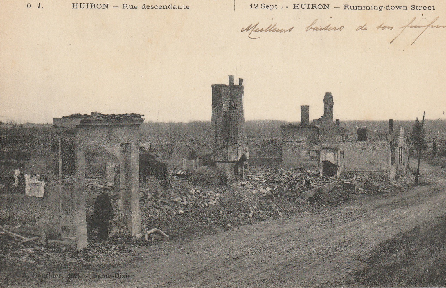 51 HUIRON. Rue descendante Bataille de la Marne