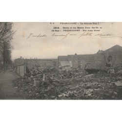 51 FRIGNICOURT. La Grande Rue bataille de la Marne