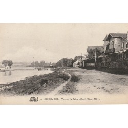 77 BOIS-LE-ROI. Vue prise sur la Seine Quai Olivier Métra
