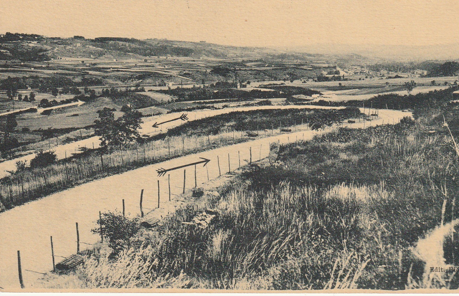 69 CIRCUIT DE LYON 1924. Virages des Esses