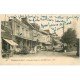 carte postale ancienne 22 PERROS-GUIREC. La Nouvelle Côte. Hôtel des Voyageurs et Bazar. Facteur en tournée