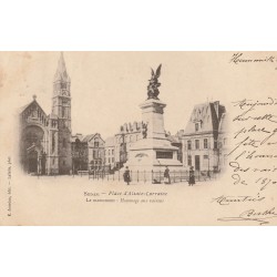 08 SEDAN. Monument " Hommage aux vaincus " Place Alsace-Lorraine 1901