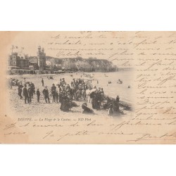 76 DIEPPE. La Plage et le Casino 1901
