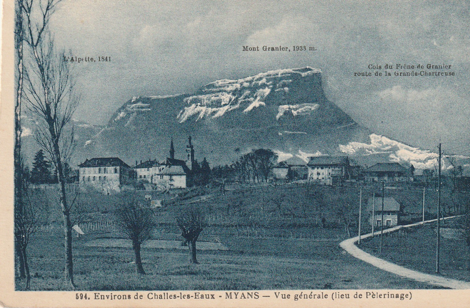 73 MYANS. Vue générale lieu de Pèlerinage