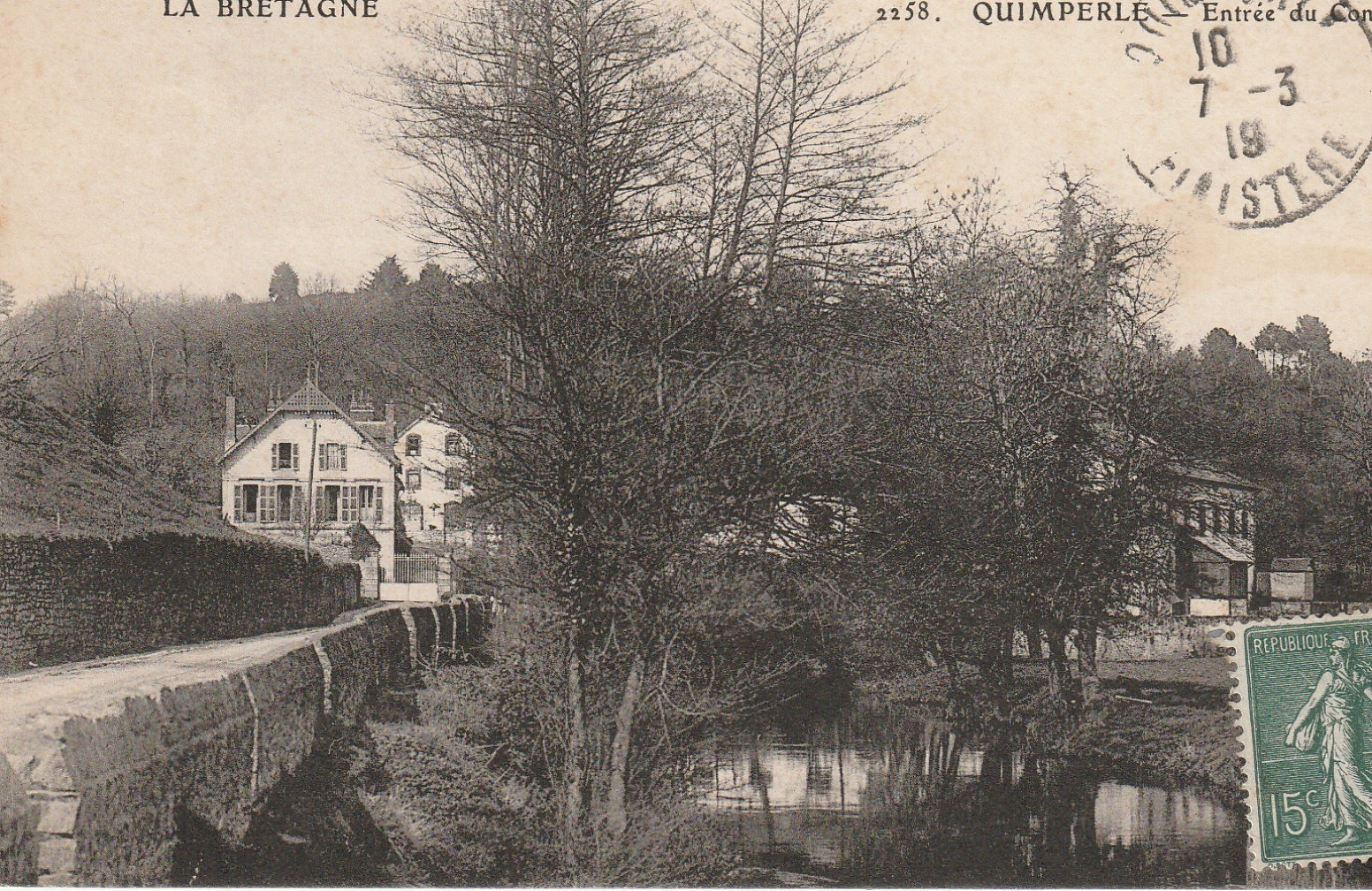 29 QUIMPERLE. Entrée du Combout 1919