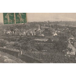 03 LE DONJON. Vue générale sur le Village et les vignes 1917