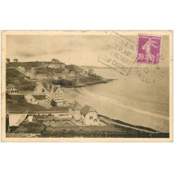 carte postale ancienne 22 PERROS-GUIREC. Plage de Trestraou 1923. Yvon n° 5