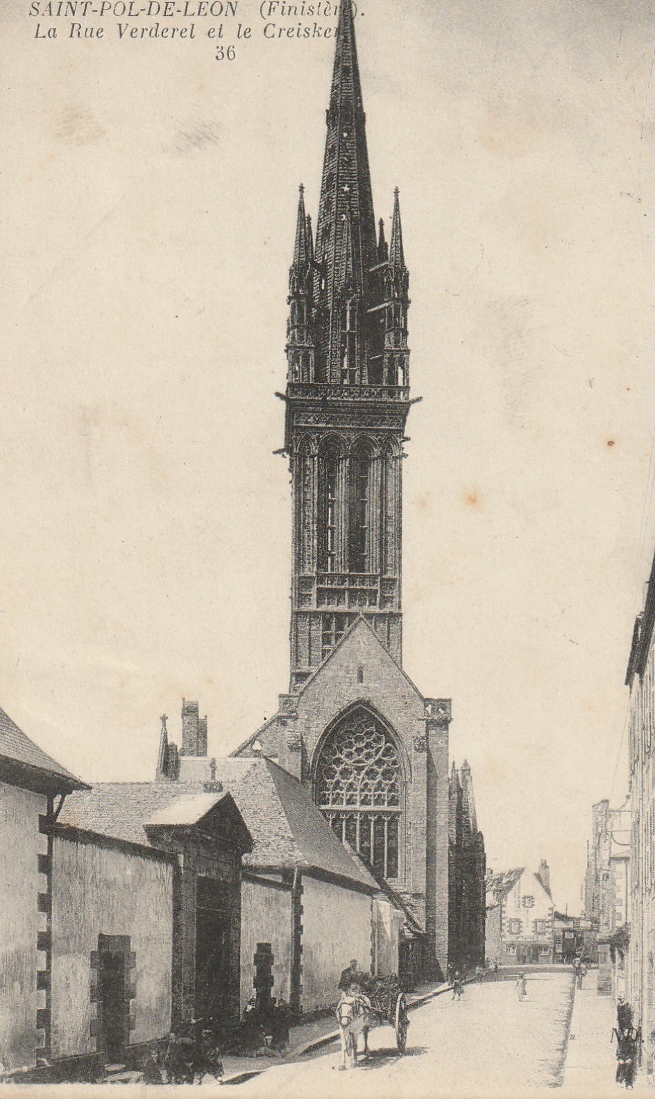 29 SAINT-POL-DE-LEON. Le Creisker rue Verderel