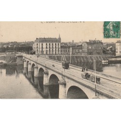 42 ROANNE. Le Pont sur la Loire 1913