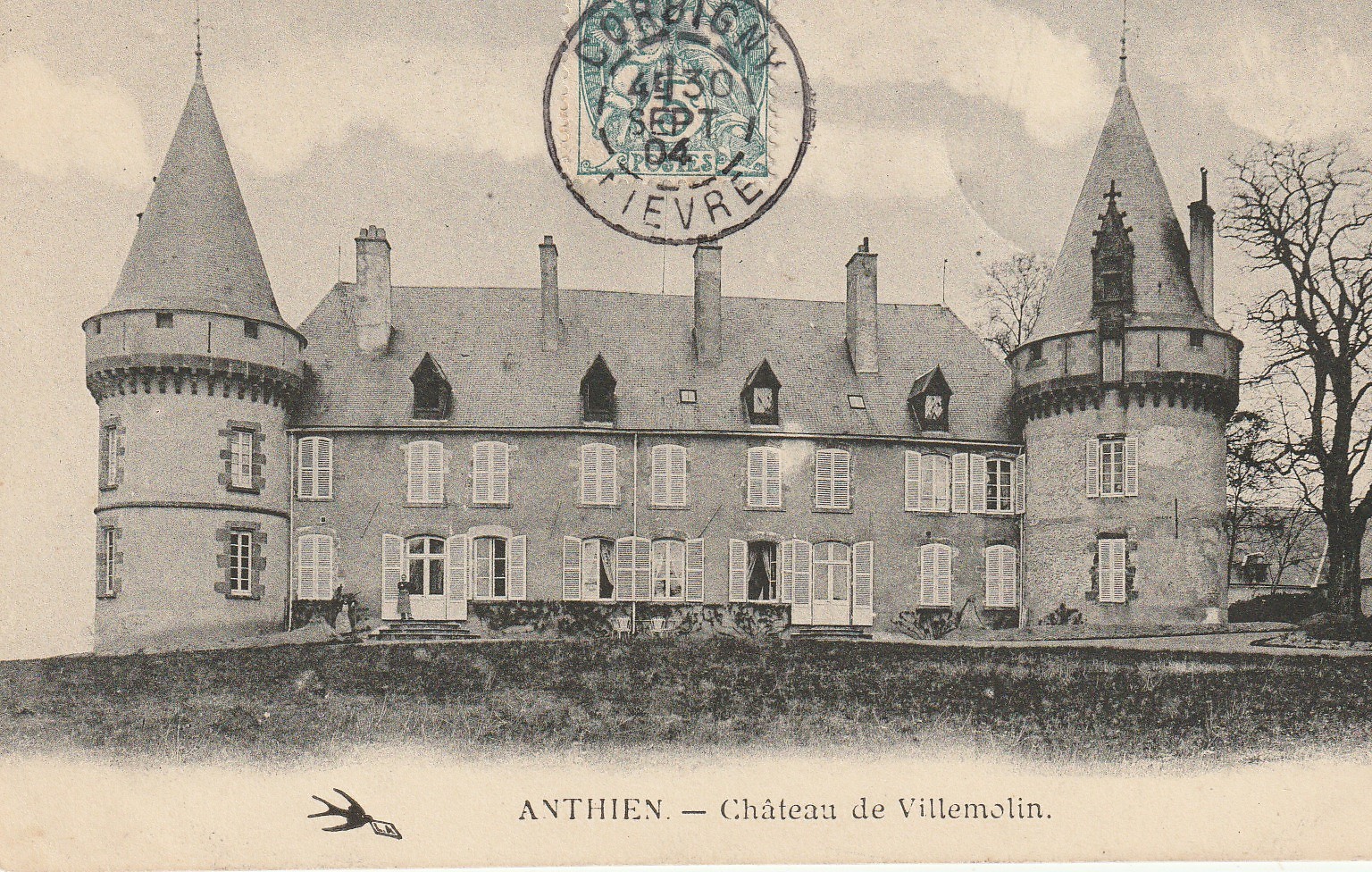 58 ANTHIEN. Château de Villemolin 1904
