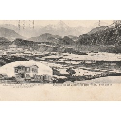 AUTRICHE Panorama von der Gaisbergspitze gegen Westen vers 1900