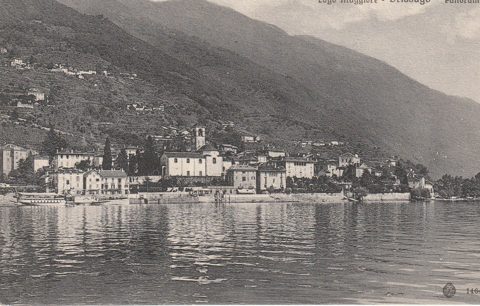 Italia BRISSAGO. Panorama Lago Maggiore
