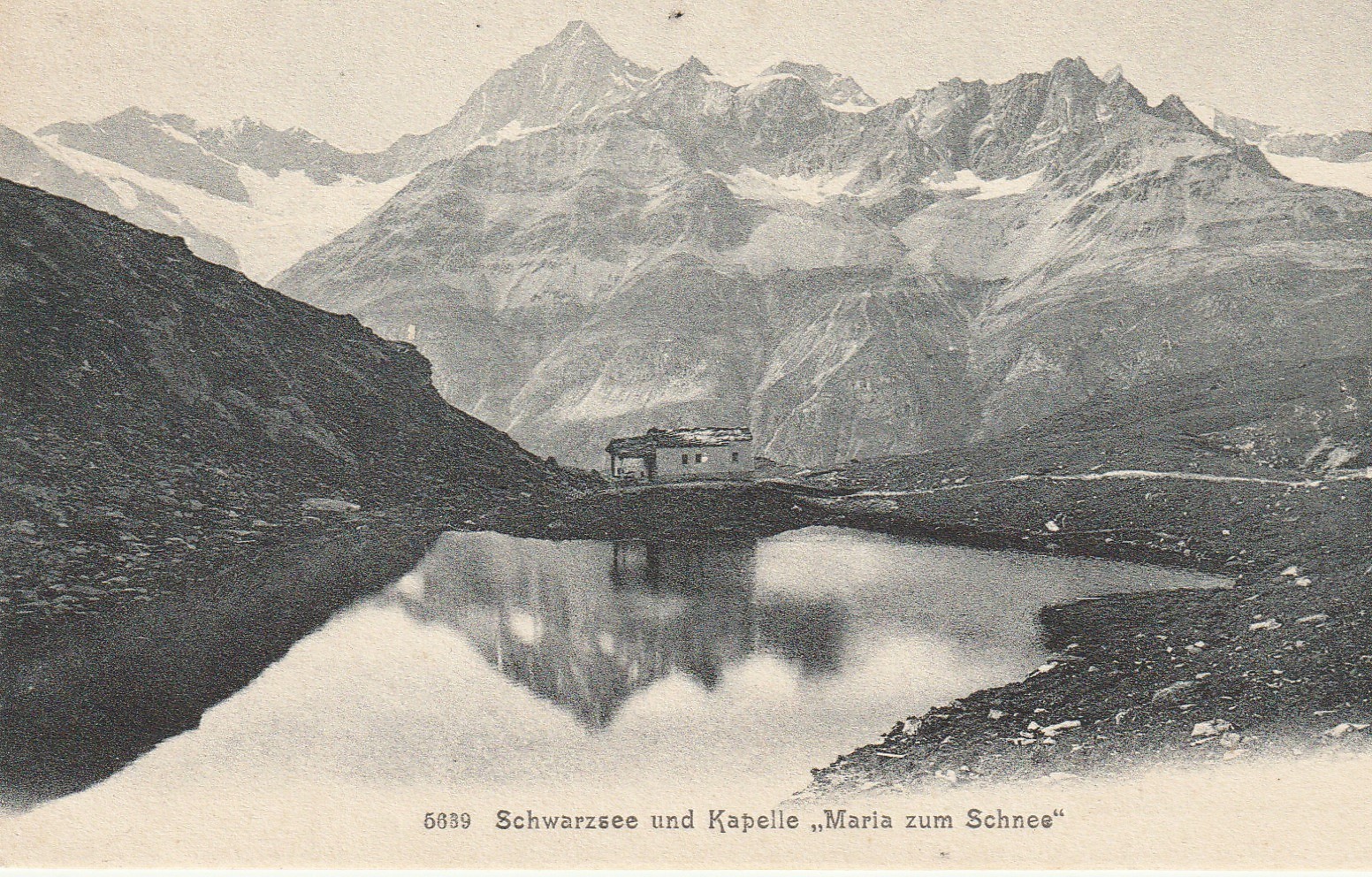 Suisse Schwarzsee und Kapelle Maria zum Schnee