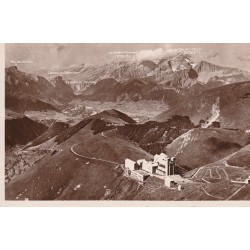 Photo cpa 38 NOTRE-DAME DE LA SALETTE et Chaîne de l'Obiou 1935