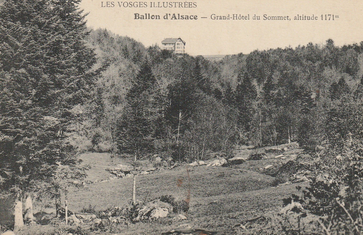 88 BALLON D'ALSACE. Grand-Hôtel du Sommet STAUFFER
