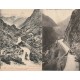 65 LES PYRENEES. Gavarnie, Route de Luz à travers le Chaos et Route de Pierrefitte à Cauterets avec attelages