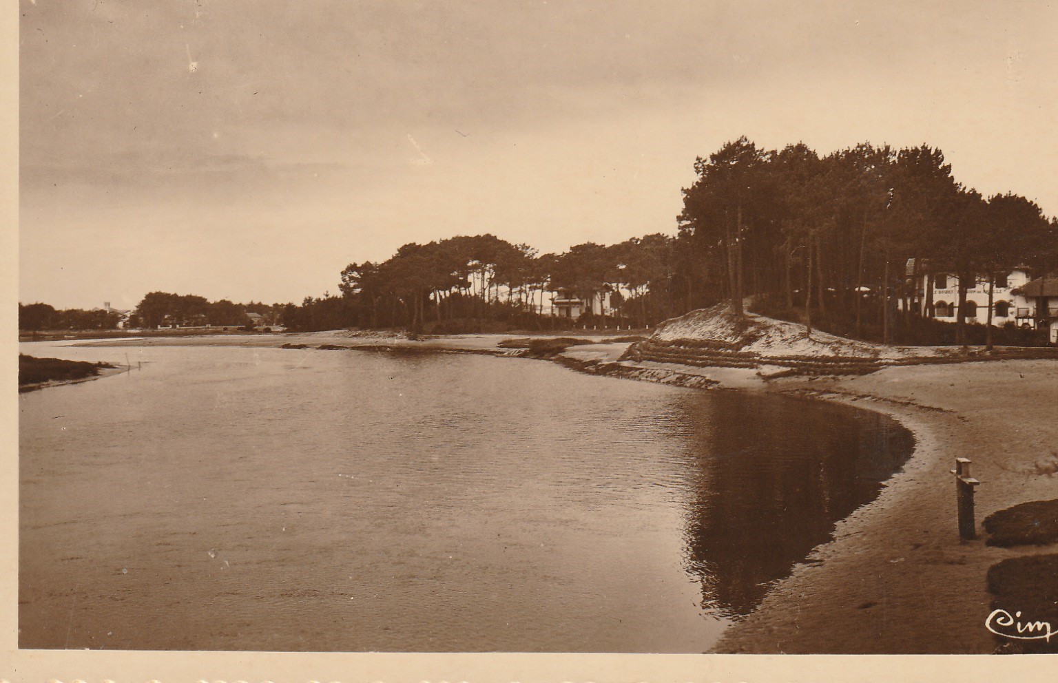 Photo cpa 40 CAP-BRETON-SUR-MER. Un coin du Bouret