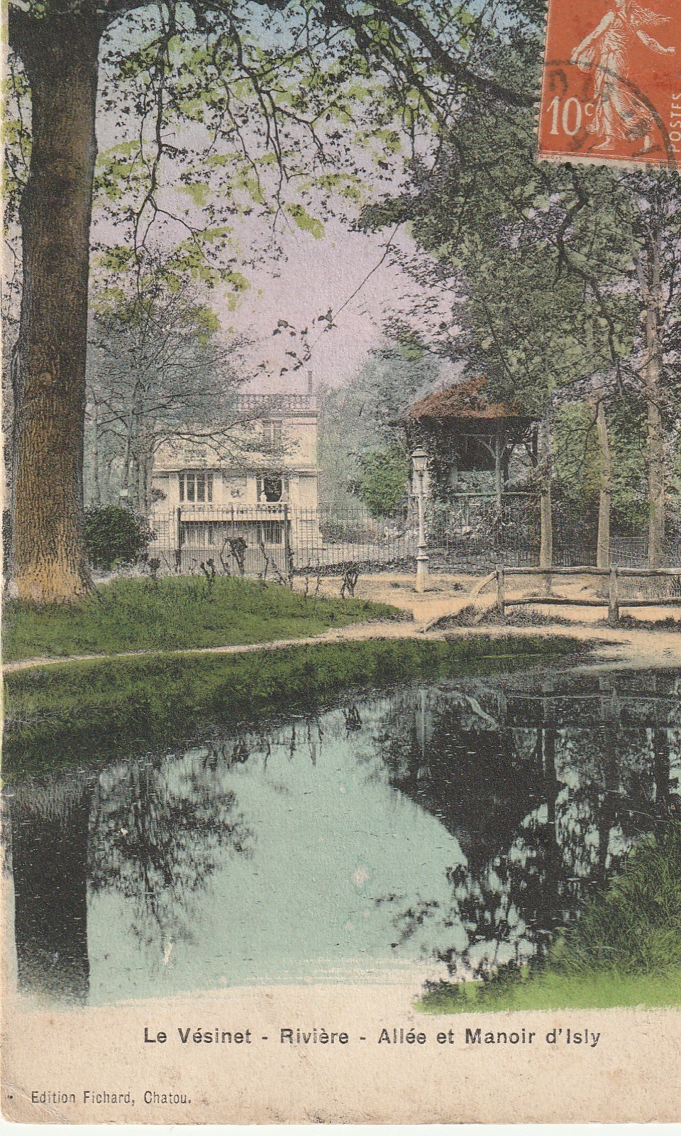 78 LE VESINET. Rivière Allée et Manoir d'Isly