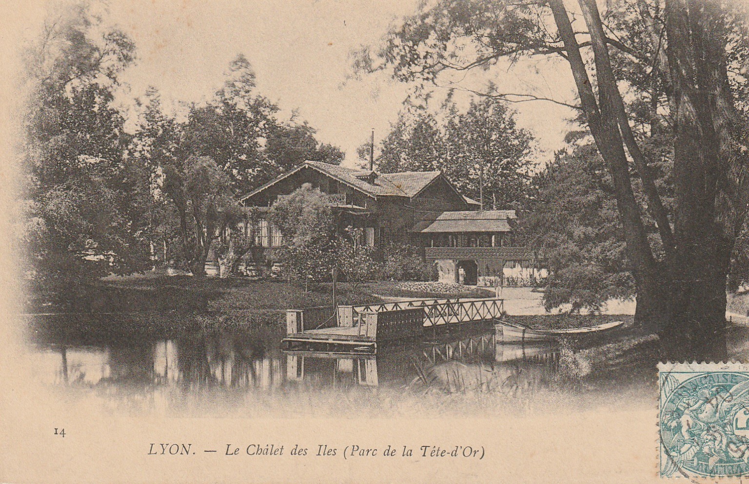 69 LYON. Le Châlet des Îles Parc de la Tête d'Or 1904
