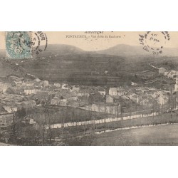 63 PONTAUMUR. Vue prise de Rochotte vers 1905