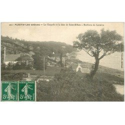 22 PLESTIN-LES-GREVES. Chapelle et Baie Saint-Efflam 1908